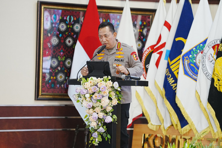 Kapolri Hadiri Promensisko TPPU dan TPPT: Komitmen Perangi Kejahatan Siber